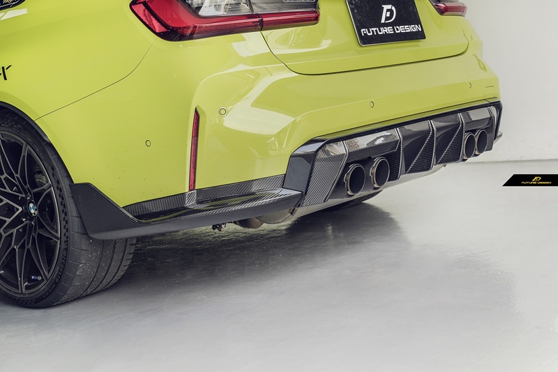 G80M3 G82M4 - M performance carbon Rear bumper Splitter 03